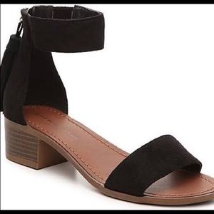 Rock & Candy Tassel Block Heel Sandal